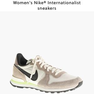 JCrew Women’s Nike Internationalist Sneakers